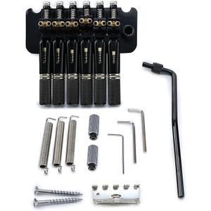 6 String Headless Electric Guitar Bridge,10.5mm String Spacing,Black, 6 String Standard-fret