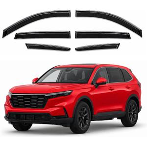 Rain Guards Window Visors 6Pcs Chrome for Honda CR-V 2023-2026