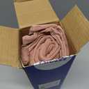 MIULEE Cranberry Red Corduroy Decorative Throw Pillow Covers Pack of 2 Soft Striped Pillows Pillowcases with Broad Edge Winter Modern Boho Home Decor for Couch Sofa Bed 20x20 Inch