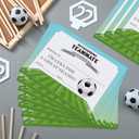 Motipuns 48pcs Soccer Award Certificates End of Season Soccer Team Awards Sports Ceremony Paper Achievement Certificates School Student Reward Teacher Class Motivation Supply 8.5x11inch
