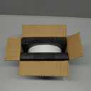 Ceramic 6.1inch Non-Slip Dog Food and Water Bowl for Small & Medium Breed Dogs,Pet Bowl for Replacement, Protects Cervical Spine (White)