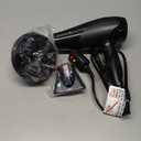 Remington Damage Protection Hair Dryer with Ceramic Ionic Tourmaline Technology, Black, Diffuser and Concentrator, 3 Piece Set