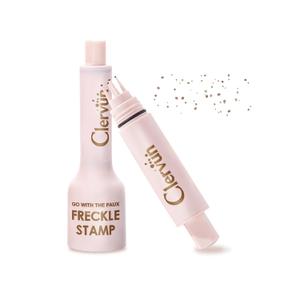 Freckle Stamp - Freckle Pen Waterproof, Long Lasting Fake Freckles,Quick Dry 5-Point Faux Freckles Stamp Cushion Stain Marker in One Press Natural and Lifelike Sunkissed Pencil Tool Makeup (Brown1)