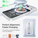 TORRAS Magnetic Shockproof for iPhone 17 Pro Case, Camera Control, Compatible with MagSafe, Military-Grade Protection, Stronger Slim Translucent Phone Case for iPhone 17 Pro, Silver White