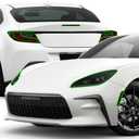 BOGAR TECH DESIGNS Full Headlight Taillight Reflector Sidemarker Tint Film Kit Compatible with Toyota GR86 GR 86 2022-2025, Dark Smoke (Full Kit)