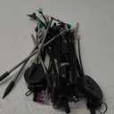 LORRYTE 6Pack 36LED Purple, Orange and Green Spider Solar Halloween Lights Outdoor, Solar Swaying Firefly Lights with Spider, Waterproof for Yard, Garden, Pathway, Halloween Decorations