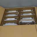 PrepNaturals 8 Pack 36 Oz Glass Meal Prep Containers - Dishwasher Microwave Freezer Oven Safe - Glass Storage Containers with Lids 1 Compartment, 8 Pack - 36oz