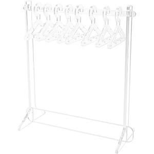 NatSumeBasics Earring Holder Stand Clear Acrylic Earrings Rack Mini Hangers Display Stand Jewelry Organizer Storage for Women Girls (Clear Earrings Rack)