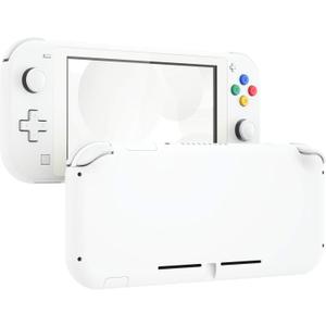eXtremeRate White DIY Replacement Shell for Nintendo Switch Lite, NSL Handheld Controller Housing with Screen Protector, Custom Case Cover for Nintendo Switch Lite [Console NOT Included]