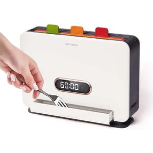 Self Drying Smart Cutting Board Knife Set  Ultra High Heat Advanced Auto Cleaning  Color Coded Chopping Board Organizer & Stainless Steel Knives Set Holder (Premium) (Economy) Self Drying Smart Cutting Board Knife Set  Ultra High Heat Advanced Auto Cleaning  Color Coded Chopping Board Organizer & Stainless Steel Knives Set Holder (Premium) (Economy)