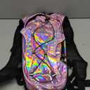 Reflective Hydration Backpack, Hydration Pack - Water Backpack with 2L/3L Hydration Bladder, Essential for Festivals - Rave Hydration Pack for Hiking, Running, Cycling, and Festivals (Pink)
