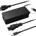 New Slim 65W Laptop Charger Fits for HP Laptop Charger USB C Computer Replacement, Envy x360/Elitebook x360/Spectre x360/Elite x2/Pavilion/Zbook/ProBook, Fast Type C Chromebook Power Cord Adapter