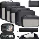 BAGAIL 8 Set/9 Set Packing Cubes Luggage Packing Organizer for Travel, Suitcase Packing Bags for Travel Accessories