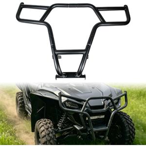 Front Combined Bumper Compatible with 2022-2025 Honda Talon 1000R 1000X 1000X-4 Accessories, Front Heavy Duty Steel Brush Guard Bumper Brushguard Protector