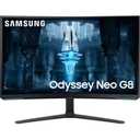 SAMSUNG 32" Odyssey OLED G8 (G80SD) Series 4K UHD Smart Gaming Monitor 240Hz 0.03ms Glare Free Display Gaming Hub Adjustable Sleek Metal Design LS32DG802SNXZA 2024