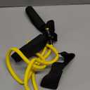 Resistance Bands with Handles, Single Resistance Bands, Exercise Bands with Handles, for Resistance Training, Physical Therapy, Home Workouts, Fitness, Pilates (yellow-10lbs)