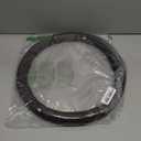 ALEMODR Brown Leather Steering Wheel Cover Universal 15 inch