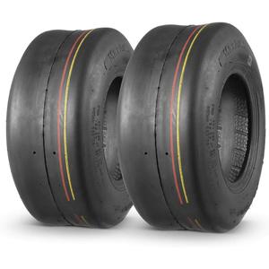 MaxAuto (2 Pack) 13X5.00-6 Lawn Mower Turf Tires,13x5-6 Zero Turn Riding Mower Tires, 13-5-6 Smooth Tire, 4-Ply, Tubeless, Load Capacity 440lbs