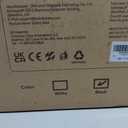 No Pawblems Retractable Safety Gate, Metal Adjustable Dog Gate for Doorways, Stairs & Hallways, Expands to 38" Wide, Auto Retract Design, No Bottom Bar, Black