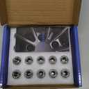 M12X1.5 Lug Nuts - 20pcs Wheel Nut Set Compatible with Buick, Dodge, Chrysler, Ford, GMC, Cadillac, Chevrolet/Chevy, Lincoln, Toyota, Hyundai, Pontiac