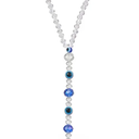 Evil Eye Car Hanging Ornament Evil Blue Eye Charms for Rear View Mirror Beaded Decor Car Accessories Pendent for Window Door Frame Balcony(Classic Style)