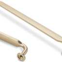 10 Pack 7-1/2 Inch Cabinet Pulls Brushed Brass Kitchen Cabinet Handles Zinc Alloy Drawer Pulls Solid Cabinet Hardware