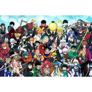 Popular Anime Poster From The Anime World Wallpapers 2x5Ft