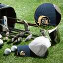 GEYGIE I Got A Cold on Every Hole Black Gold Golf Ball Marker with Magnetic Hat Clip, Golf Accessories for Men Women, Golf Gifts for Men Women Golfer, Birthday Retirement Gifts for Dad Papa Golf Fan