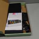 CYMHCHL Large Digital Wall Clock 17.2" Bluetooth Auto Time Sync Led Digital Clock Large Display 11 RGB Colors Auto-Dimming/DST Big Timer with Remote Control for Living Room Classroom Decor Garage Gym