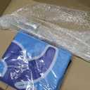 12 ft x 2.5 ft Ricas Pupusas Advertising Feather Banner Swooper Flag Sign with Flag Pole Kit and Ground Stake for El Salvador Restaurant Business Advertising Store Fronts Shops Outdoor