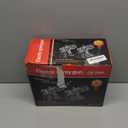 Paint Sprayer, AMZWOLF 1250W HVLP Spray Paint Gun with 5 Nozzles & 3 Spray Patterns, Adjustable Flow Control, 1400ml Container & Cleaning Tools, for House Painting, Fences, Cabinets, Walls etc