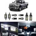 EASY EAGLE LED 14Pcs F250 F350 Car Interior Lights: Super Bright Bulbs for 1999-2016 F-250 F-350 Super Duty 6000K White LED Lighting Package Kit Includes Light Accessories Install Tool