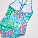 Kanu Surf Girls Daisy Beach Sport One Piece Swimsuit (2T)
