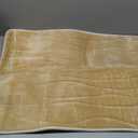 Buganda Memory Foam Bathroom Rug Mat 30x20, Extra Soft and Absorbent Bath Mats, Non-Slip and Machine Washable Bath Rugs for Bathroom Floor,Tub and Shower, Beige