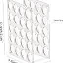 Vinyl Roll Storage 20-Holes Vinyl Storage Rack for Craft Room Vinyl Roll Holder for up to 20 Vinyl Rolls, Acrylic Material
