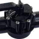 4724 4716 263038 2 Port 1.5 & 2 Inch Positive Seal Valve Replacement for Spa Diverter Valve (Black)