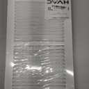 14 pulgadas de ancho x 8 pulgadas de alto de acero estampado de 2 vas - Cubierta de ventilacin - Registro de rejilla - Pared lateral o techo - Alto flujo de aire - Blanco. Dimensiones exteriores: 15.75 pulgadas de ancho x 9.75 pulgadas de alto.