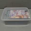 WIBIMEN Mini Ice Cube Trays, 0.55 Tiny Pebble Ice for Iced Coffee & Cocktails, Fast Chill, Easy Twist Release, Stackable with Lid & Storage Bin (4 Pack, Blue)