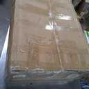 YITAHOME Dining Table with White Tabletop and Gold Legs