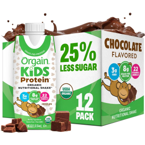 Nutritional drink, grass-fed protein, 22 vitamins & minerals, 3g fiber, non-GMO, no soy, healthy snack for picky eaters Exp. 04/05/2026