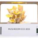 Mushroom Grow Tent with Temperature and Humidity Display,Smart Mushroom Growing Box,Mushroom Monotub Growing Kit with Grow Light,Indoor Still Air Box for Mushroom Growers,14.5"L x 7"W x 11.6"H