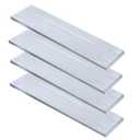 4 x 16" Length Square Aluminum Flat BAR,1/8" x 1"Aluminium Strip,6061 Aluminium General Purpose Plate,3mm x 25mm x 406mm T6511 Solid New Mill Stock(4 Pcs)