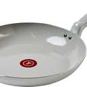 T-Fal Refresh Ceramic Frying Pans Nonstick 12 Inch Skillet, Oven Safe to 350F, Cookware with Stay-Cool Handle, Moon Grey (Gray)