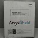 Angel Shield Wood Veneer Natural Toilet Seat with Quiet Close,Easy Clean,Quick-Release Hinges(Round,Oak)
