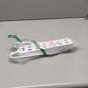 KMC 6 Outlet Power Strip with Multi-Outlet Independent Switches, Overload Protector,4-Foot Cord