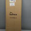 Cuyoca 45.3 Inches Foldable Seat Footrest Shoe Bench End of Bed Storage with Flipping Lid, 166L Upholstered Tufted Bench, Linen Fabric Grey