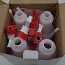 Plastic Spray Bottle (Pack of 4, 24 Oz, All-Purpose) Heavy Duty Spraying Bottles Leak Proof Mist Empty Water Bottle for Cleaning Solution Planting Pet with Adjustable Nozzle and Measurements