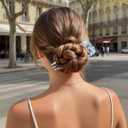 AWAYTR 4.7" French Hair Pin for Women - 4Pcs U-Shaped Hair Fork for Updos, Chignons & French Twists, Durable Acrylic, Secure & Elegant Styling for All Hair Types (Multicolor #2)