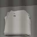 Barossa Design Waffle Weave Fabric Shower Curtain Hotel Spa Luxury - White Heavyweight Curtains for Bathroom with Cloth Pique Pattern, Water Repellent, 71 x 72 Inches Shower Decorative