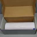 54 IN X 300 FT White Plastic Table Cover Roll with Slide Cutter, Cuts Up to 36 Rectangle 8 Feet Disposable Plastic Table Cloths, Disposable Table Cover Roll for Dining, Parties, BBQ, Wedding, Outdoor